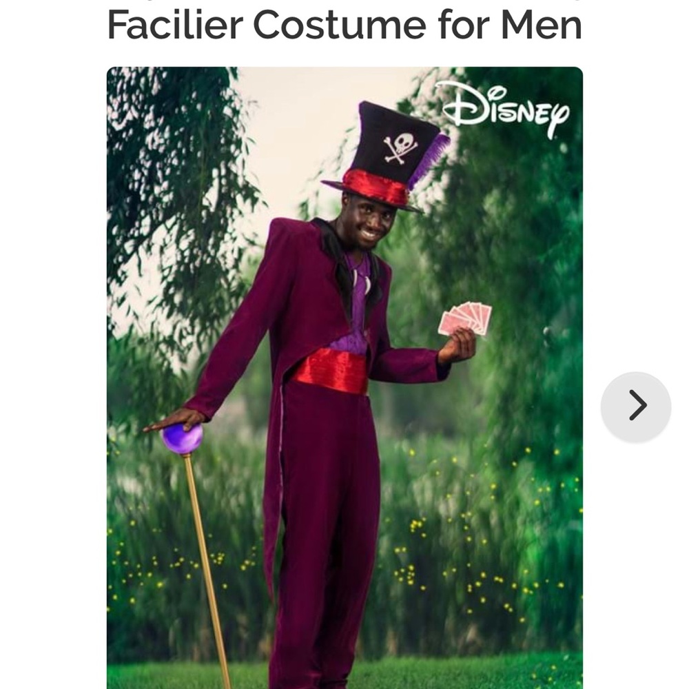 Disney Shadow Man Men's Costume from Princess and The Frog